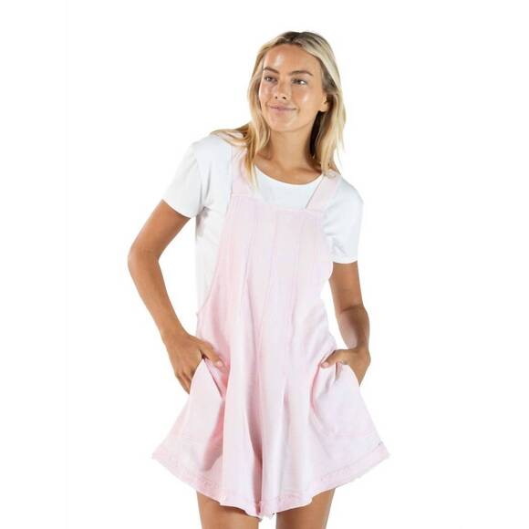 SIMPLY SOUTHERN Pants - NEW SIMPLY SOUTHERN seabreeze stroll romper in rose